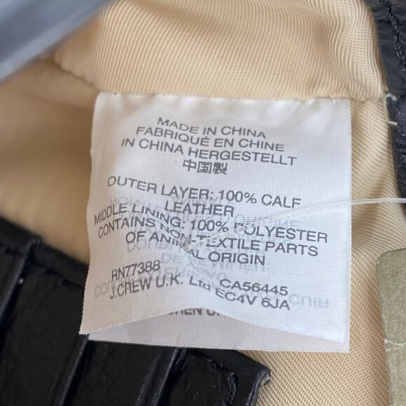 J. Crew Black Mini Pebbled Leather Belt Bag | Stylish & Versatile - Picture 12 of 12